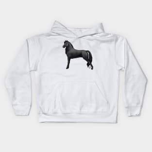 Horse - Morgan - Black Kids Hoodie